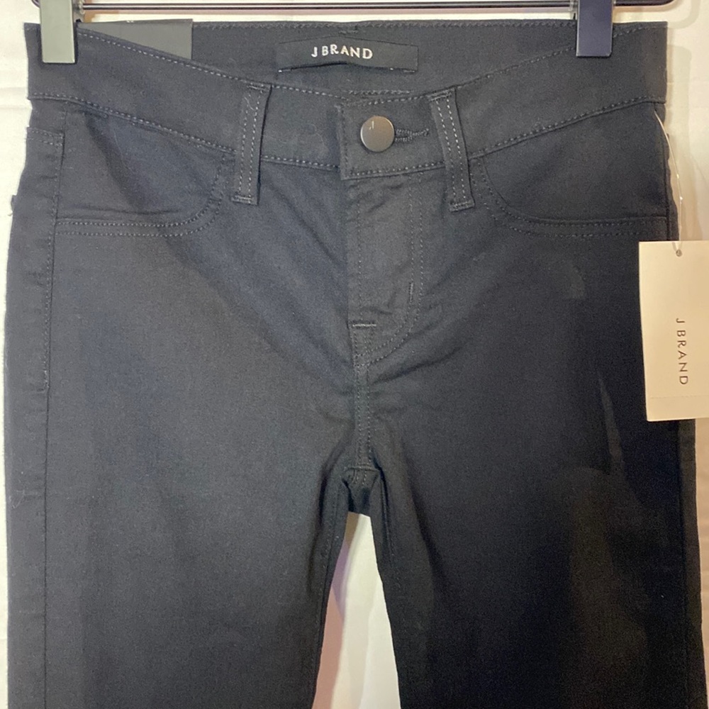 NWT!! J Brand Pitch Super Skinny Low Rise Black Pant Jeans Size 23 - Picture 2 of 9